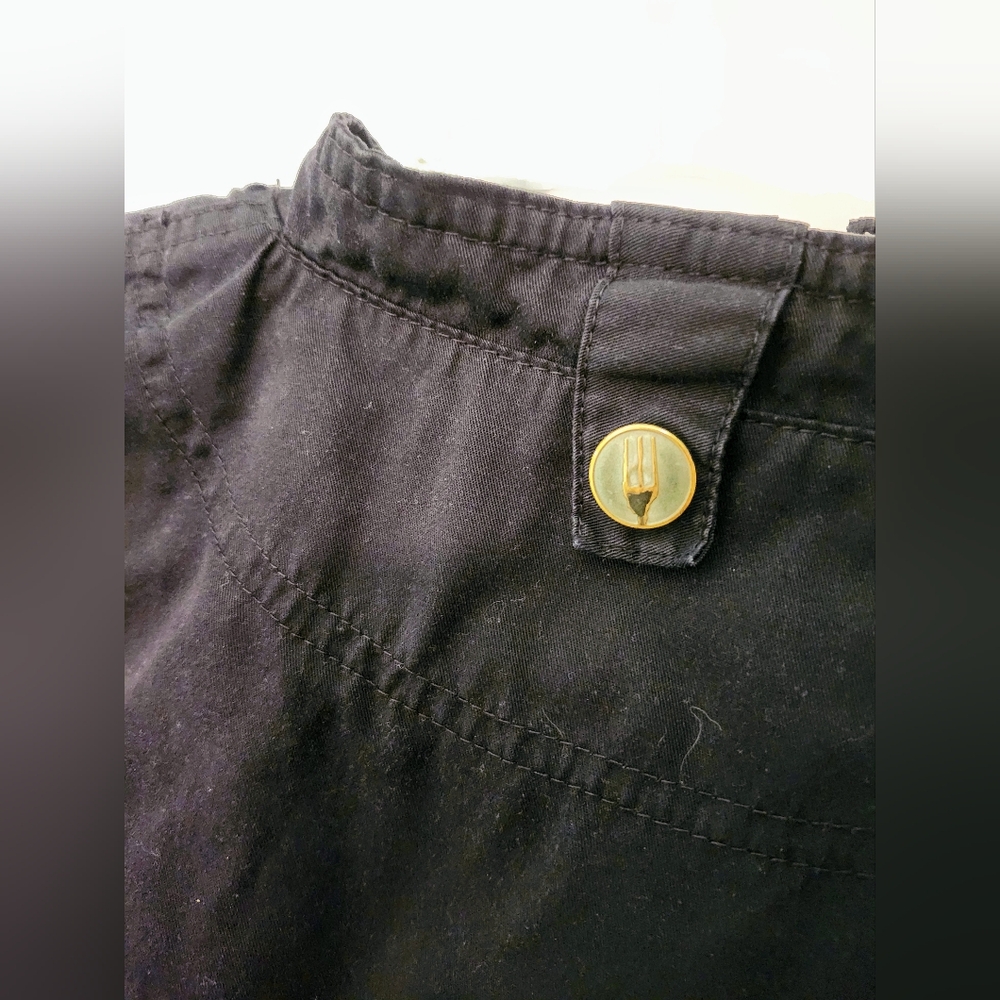 Chef Coat Qual Creek Black L - Picture 3 of 9
